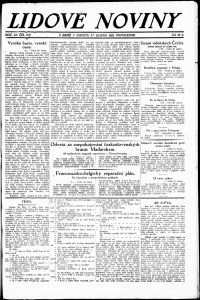 Lidov noviny z 21.4.1923, edice 2, strana 1