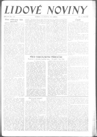Lidov noviny z 21.5.1932, edice 1, strana 1