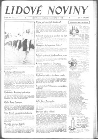 Lidov noviny z 21.5.1932, edice 2, strana 1