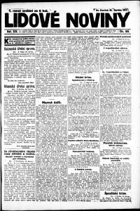 Lidov noviny z 21.6.1917, edice 1, strana 1
