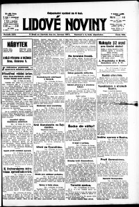 Lidov noviny z 21.6.1917, edice 2, strana 1