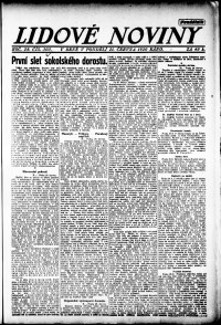 Lidov noviny z 21.6.1920, edice 1, strana 1
