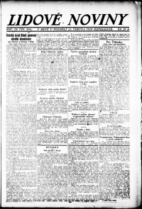 Lidov noviny z 21.6.1920, edice 2, strana 1