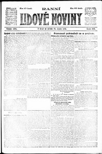 Lidov noviny z 21.8.1918, edice 1, strana 1