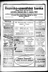 Lidov noviny z 21.8.1921, edice 1, strana 9