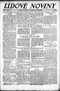 Lidov noviny z 21.8.1922, edice 2, strana 1