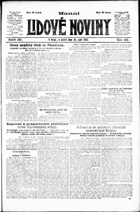 Lidov noviny z 21.9.1917, edice 1, strana 1