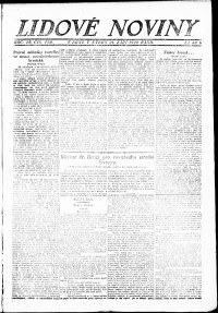 Lidov noviny z 21.9.1920, edice 2, strana 1