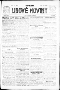 Lidov noviny z 21.10.1919, edice 2, strana 1