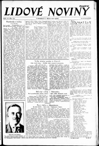 Lidov noviny z 21.10.1929, edice 1, strana 1