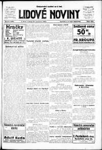 Lidov noviny z 21.12.1915, edice 3, strana 1