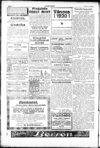 Lidov noviny z 21.12.1920, edice 1, strana 6
