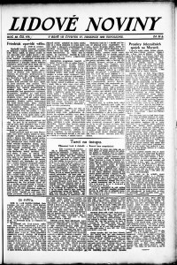 Lidov noviny z 21.12.1922, edice 2, strana 1