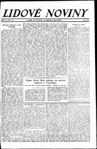 Lidov noviny z 22.3.1923, edice 1, strana 1