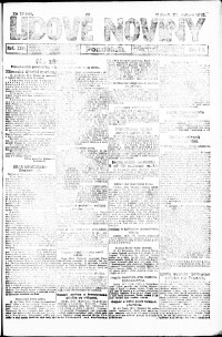 Lidov noviny z 22.4.1918, edice 1, strana 1