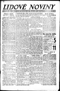 Lidov noviny z 22.4.1920, edice 2, strana 1