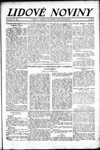 Lidov noviny z 22.4.1922, edice 2, strana 1