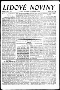 Lidov noviny z 22.4.1924, edice 1, strana 1