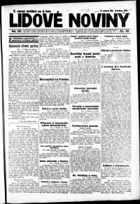 Lidov noviny z 22.5.1917, edice 2, strana 1
