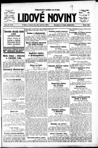 Lidov noviny z 22.5.1917, edice 3, strana 1