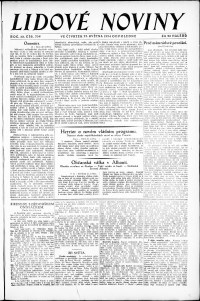 Lidov noviny z 22.5.1924, edice 2, strana 1