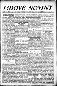 Lidov noviny z 22.6.1920, edice 2, strana 1