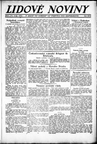 Lidov noviny z 22.6.1921, edice 2, strana 1