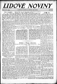 Lidov noviny z 22.6.1922, edice 1, strana 1