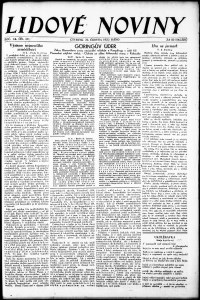 Lidov noviny z 22.6.1933, edice 1, strana 1