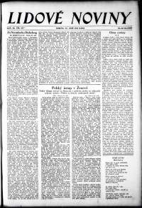 Lidov noviny z 22.9.1934, edice 2, strana 1