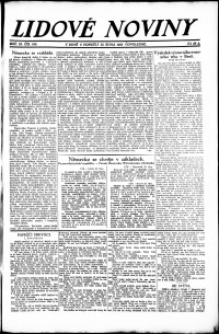 Lidov noviny z 22.10.1923, edice 2, strana 1