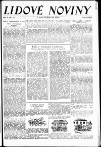 Lidov noviny z 22.10.1929, edice 1, strana 1
