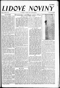 Lidov noviny z 22.10.1929, edice 2, strana 1