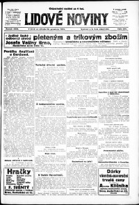 Lidov noviny z 22.12.1915, edice 3, strana 1