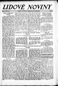 Lidov noviny z 22.12.1922, edice 2, strana 1