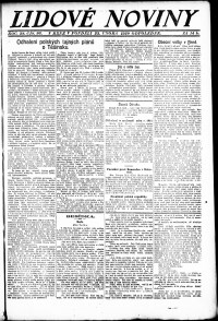Lidov noviny z 23.2.1920, edice 2, strana 1
