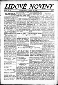 Lidov noviny z 23.2.1923, edice 1, strana 1