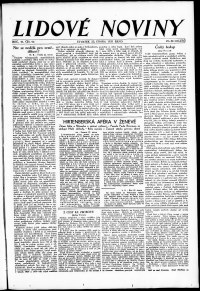 Lidov noviny z 23.2.1933, edice 1, strana 1