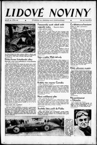Lidov noviny z 23.2.1933, edice 2, strana 1