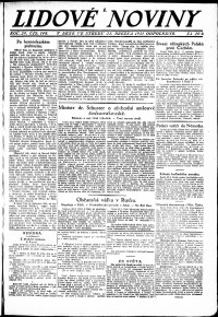 Lidov noviny z 23.3.1921, edice 2, strana 1