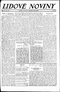 Lidov noviny z 23.3.1923, edice 1, strana 1