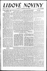 Lidov noviny z 23.3.1924, edice 1, strana 1