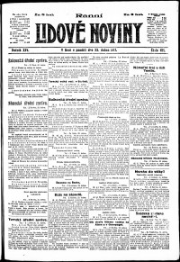Lidov noviny z 23.4.1917, edice 1, strana 1