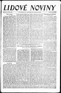 Lidov noviny z 23.4.1924, edice 2, strana 1