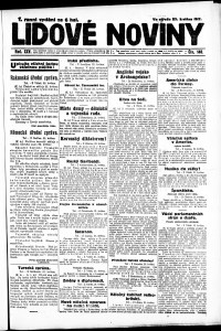 Lidov noviny z 23.5.1917, edice 2, strana 1