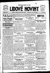Lidov noviny z 23.5.1917, edice 3, strana 1