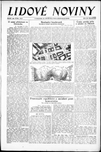 Lidov noviny z 23.5.1924, edice 2, strana 1