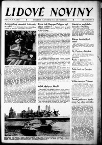 Lidov noviny z 23.5.1932, edice 2, strana 1