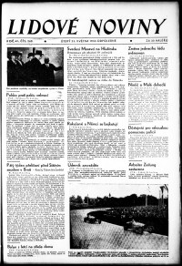 Lidov noviny z 23.5.1933, edice 1, strana 1