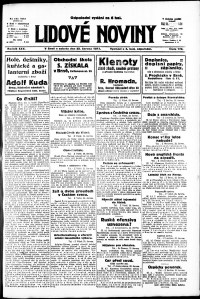 Lidov noviny z 23.6.1917, edice 3, strana 1